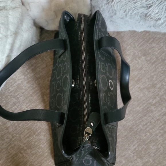 Salvatore Ferragamo Gancini Pattern Tote Bag Handbag Coated canvas - Picture 6 of 12